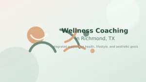 Wellness coaching Richmond TX support for lifestyle health and aesthetic goals