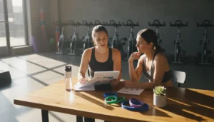 Wellness planning conversation for holistic fitness guidance in Richmond TX