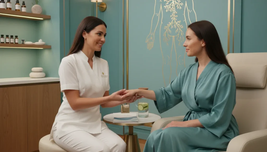 Personalized lymphatic drainage massage consultation